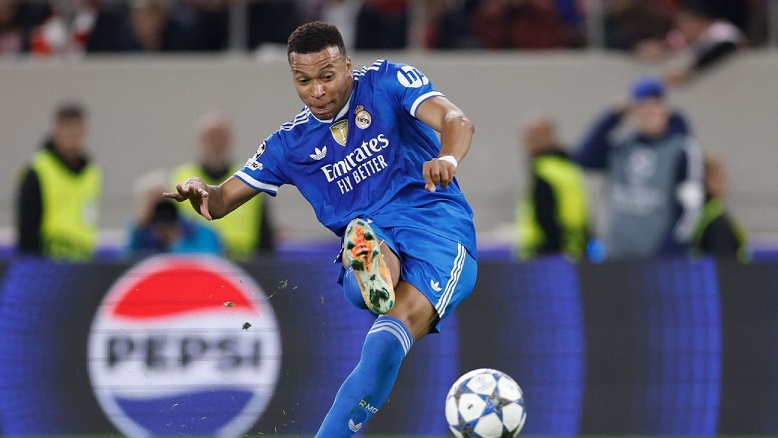 Kylian Mbappé erzielte vier Tore in einem einzigen Champions-League-Spiel